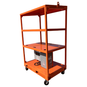 4 6 Pack Industrial Welding Racks right side