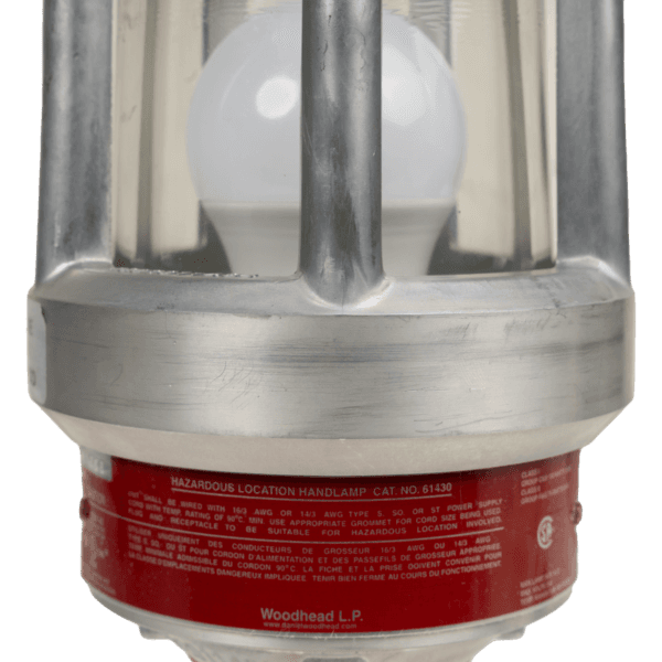 Worksite Lighting Explosion Proof Handlamp closeup Worksite Lighting Explosion Proof Handlamp closeup