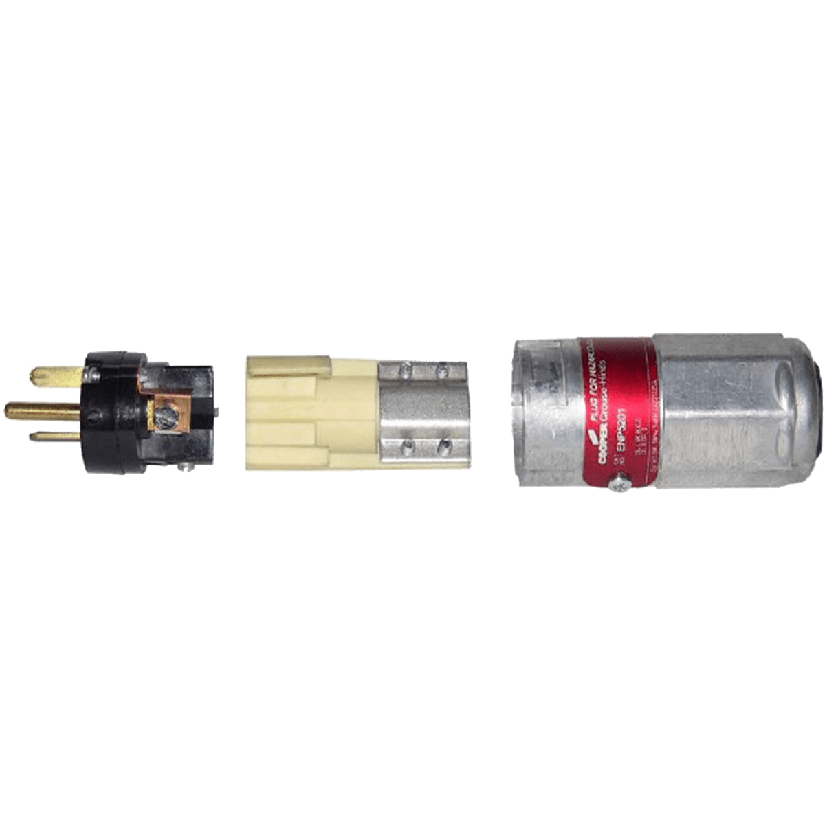 Explosion Proof Male Plug | 15A 125V | Hazardous Location
