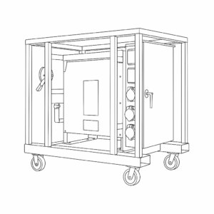 Portable power distribution card