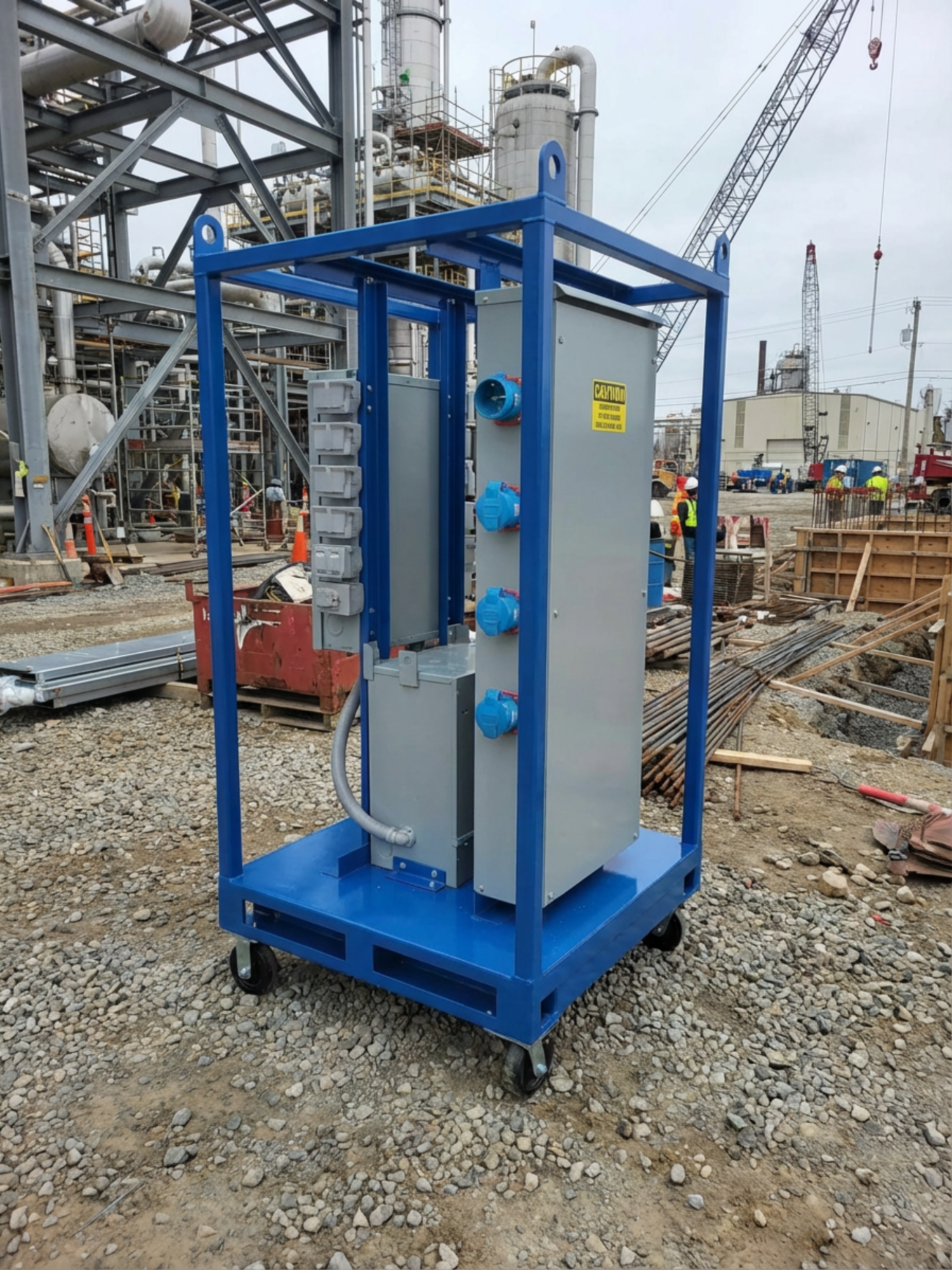 100 kVA Box Frame Power Distribution Unit - Industrial PDU - WorkSite ...